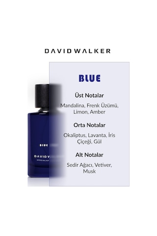 David Walker Unıque Blue 1987 Unisex Parfüm EDP 100 ML