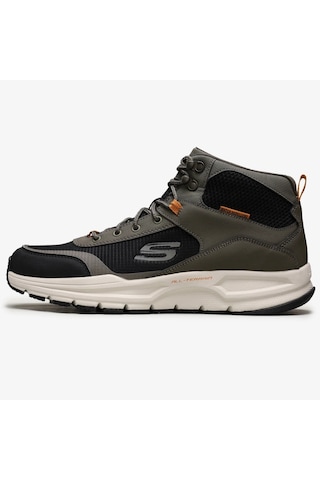 Skechers Escape Plan 2.0-woodrock Water Repellent Mens Outdoor Shoes Hafızalı Taban Hakiki Deri Su İtici Erkek Outdoor Bot Haki