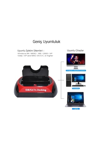 Techtic Harici Usb 3.0 Docking Combo 2.5 / 3.5 Ide Sata Hdd