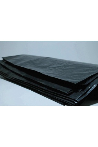 120x150 Cm Siyah 10 Kg Dökme Çöp Torbası Kalın Dökme Çöp Poşeti Hantal Boy
