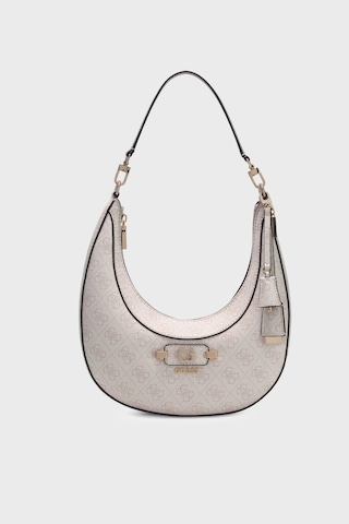 Guess Lindsey Logolu Çıkarılabilir Askılı Çanta Hwsg9749010 Bayan Çanta Hwsg97 49010 Bnn Krem