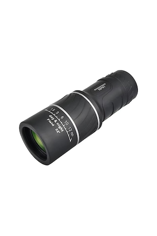 Upway 16x52 Monoküler Dürbün - Hd K9 Optik Cam Lens - 10x Yakınlaştırma Siyah