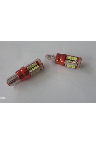 Buz Mavi T10 57 Led Araba Oto Işık Iç Lamba Park Plaka Led Ampul