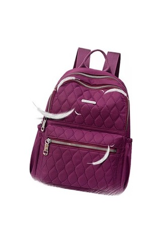 Seyahat Kadın Sırt Çantası Rahat Su Geçirmez Gençlik Bayan Çantası Kadın Büyük Kapasiteli Kadın Omuz Çantaları Red Sırt Çantası Sırt Çantaları 9a6apy Mor