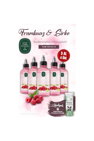 Est 5 Al 4 Öde Tonik 100 Ml Frambuaz Sirke, Rosıe Makyaj Pamuğu