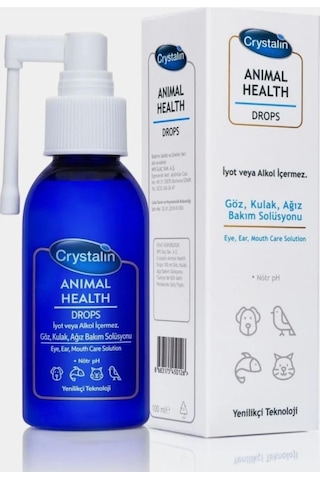 Crystalin Animal Health Drops - Antiseptik & Dezenfektan 100 Ml Crystalin Animal Health Drops - Antiseptik & Dezenfektan 100 Ml
