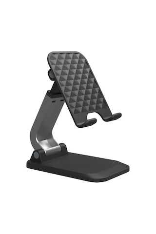 Katlanabilir Stant Business Model Abs + Silikon Materyal Tablet Akıllı Telefon Standı Masaüstü Stand Katlanabilir C