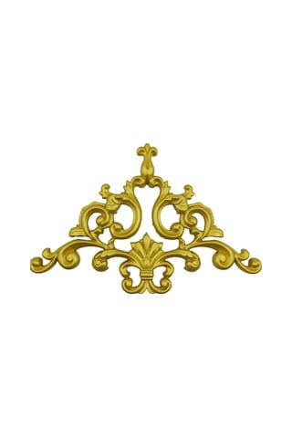 Dekoratif Poliüretan Tavan-duvar-kapı-mobilya Köşe Motifi 27x18 Cm