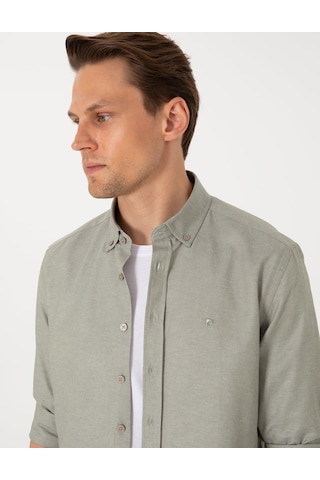 Pierre Cardin Erkek Haki Gömlek Desenli 50306996-vr027 Haki