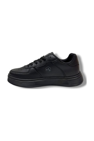Crosberg 408-26 Cilt Deri Anatomik Sneaker 36-40 Siyah