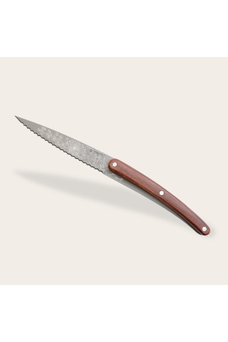 2 Deejo Paring Knives, Olive And Coral Wood / Blossom Çok Renkli