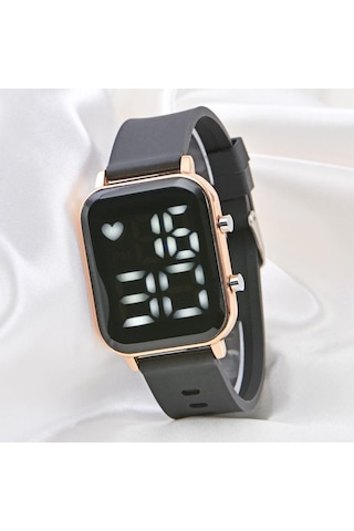 Silikon Kordon Dijital Led Unisex Kol Saati Akıllı Saat Değildir. St-304105