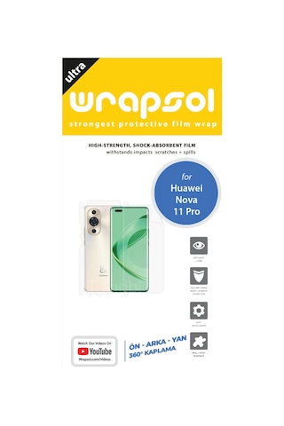 Huawei Nova 11 Pro Full Kaplama 360 Derece Ön Arka Ve Yanlar