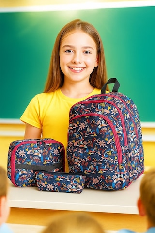 Newbag Tropikal Kız Sırt Okul Çantası-3'lü Set Yeni Sezon