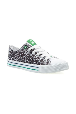 United Colors Of Benetton Benetton® | Bn-30179 - 3374 Beyaz Leopar - Kadın Spor Ayakkabı