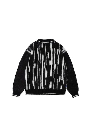 Misbhv Stax Zip - Up Polo: %100 Fırçalanmış Akrilik, Şık Tasarım Ve Konforlu Fit Siyah