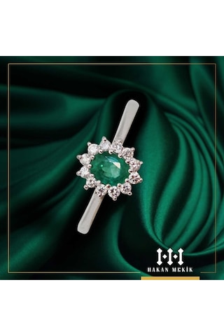 Hakan Mekik Jewelry Dream Serisi Pırlanta Zümrüt Yüzük (485631149)