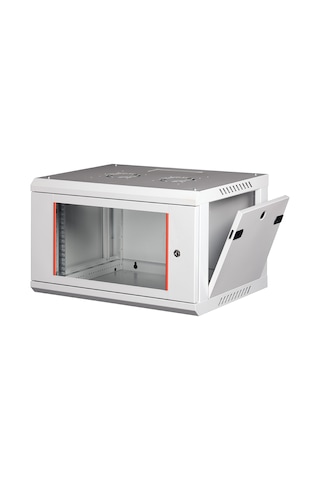 Lande - 4u 19" Duvar Tipi Rack Kabinet Genişlik: 600 Mm Derinlik: 450 Mm Açık Gri