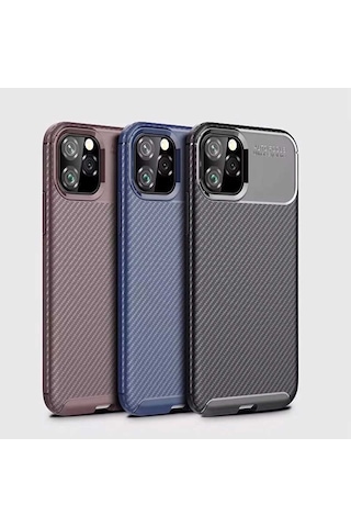 Apple Uyumlu iPhone 11 Pro Max Kılıf Zore Negro Silikon Kapak Siyah