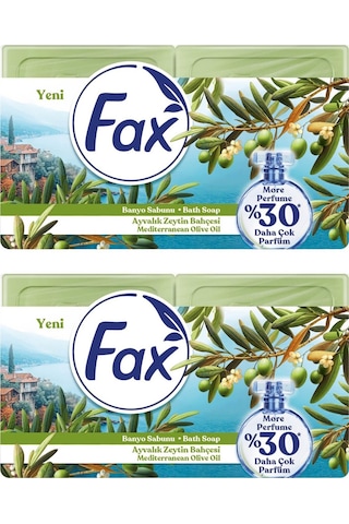 Fax Kalıp Banyo Sabunu 600 Gr Ayvalık Zeytin Bahçesi X 2 Adet