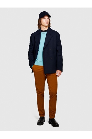 Sisley Esnek Slim Fit Chino Pantolon Erkek Kahverengi Pantolon - 323a4jgcsf03e