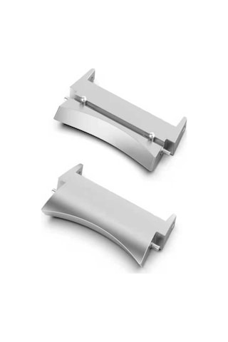 Samsung Uyumlu Galaxy Watch 4 Classic 42mm 20mm Metal Kordon Dönüştürücü Frm Siyah