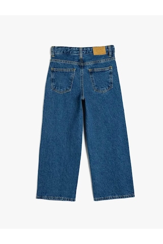 Koton Kız Çocuk Jean Pantolon Koyu İndigo 5wkg40088ad 25ky59003289 Y5907 Koyu İndigo