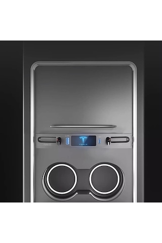 Maoyaya 2021-2023 Tesla Model 3/Y İçin Type C Ve Teleskopik , Merkezi Akıllı Hub Hızlı Şarj