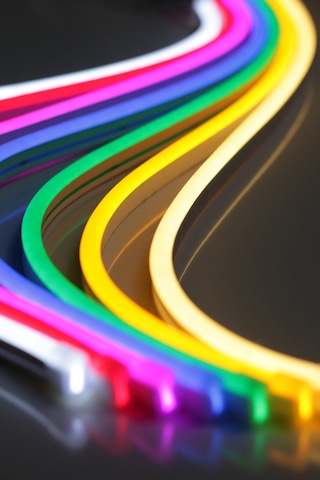 Açık Yazısı Neon Led Dükkan - İşyeri - Kapı Yazısı Sarı Sarı