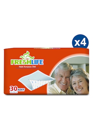 Freshlife Yatak Koruyucu Örtü 60 x 90 CM 30 x 4 Paket 120 Adet
