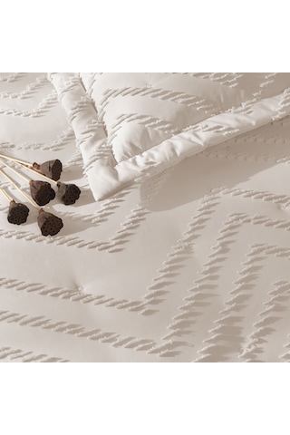 Linens Borneo Tek Kişilik Yatak Örtüsü Seti Taş Taş