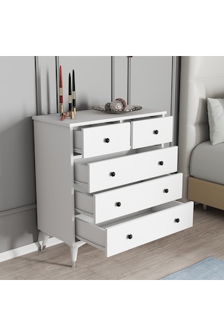 Moxen Mobilya S11 Beyaz Şifonyer