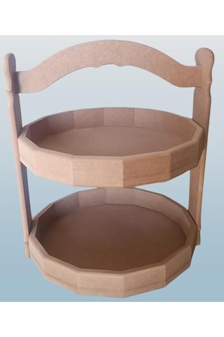 Hobi Adn Dekoratif Meyve Sepeti Ahşap Mdf Ham Cnc Kesim El Yapım