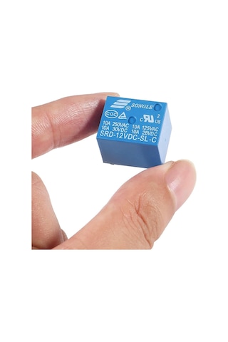 250v 10a Srd-12vdc-sl-c 12v Dc Röle 5 Pin Pcb Montaj Tip 220v No Nc Güç Rölesi