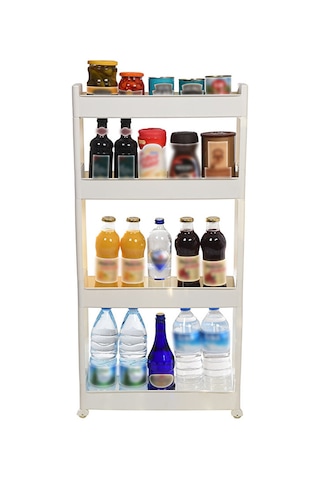 Motek Slim Organizer 4lü Raf Beyaz