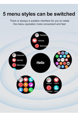 Leezsing GTS4/LT09 Çelik Kordonlu Akıllı Saat (İthalatçı Garantili)
