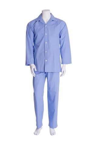 The Don Mavi Renk Poplin Erkek Pijama Takımı