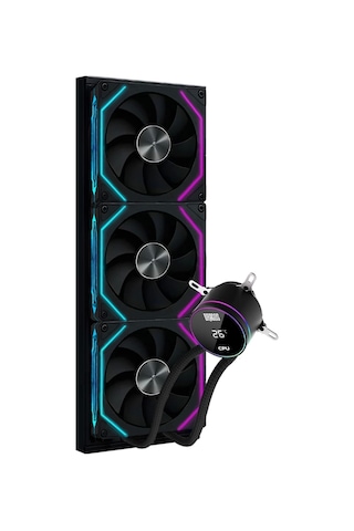 Dragos Frostbite 360 Black Intel&amd 360mm Isı Göstergeli Argb Sıvı Soğutucu