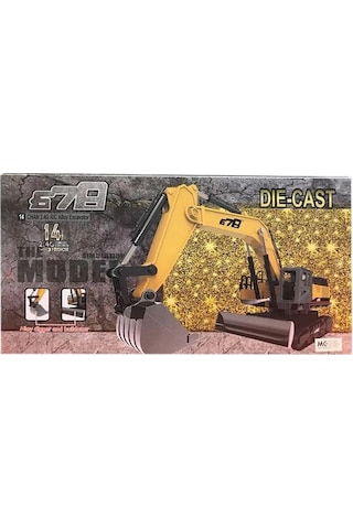 Metal Aksamlı Uzaktan Kumandalı Kepçe Dozer