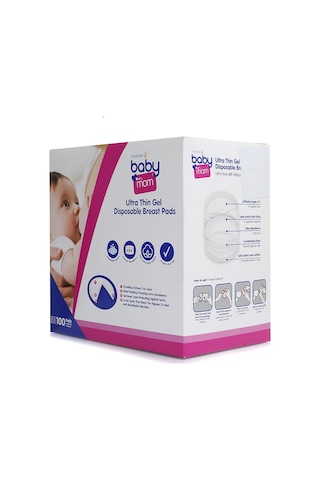 Baby Mom Ultra İnce Jelli Göğüs Pedi 100 Adet