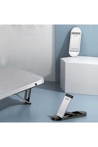 Maiyame Beyaz Plastik Dizüstü Bilgisayar Yükseltici Standı - Katlanabilir Masaüstü Tutucu Çift Paket