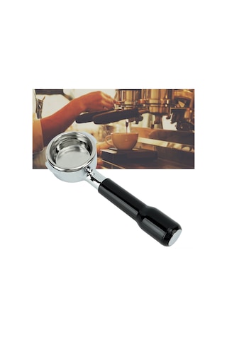 Shineyee 58mm Alüminyum Kahve Portafilter, Teks Katlı Filtre Sepeti, Dipsiz Tasarım, Temizliği Kolay, 58mm Ticari Evsel Makinalar İçin Uyumlu