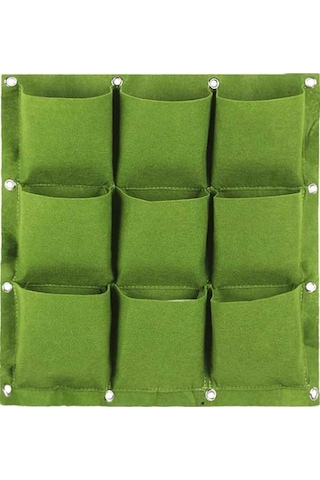 Ulzyvf Duvara Monte Bitki Yetiştirme Torbası - Reedark Pratik Ev Bahçe Dekorasyonu Çantası