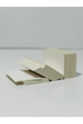 Boş Kelime Kartları Etiket 5x8cm 100 Adet Boş Kart Boş Kartvizit