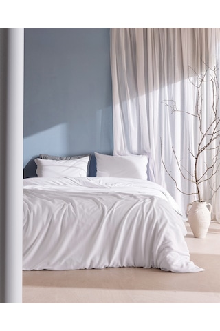 Madame Coco Marly Tek Kişilik %100 Pamuk Penye Lastikli Nevresim Takımı - Beyaz 8684427198872 Beyaz