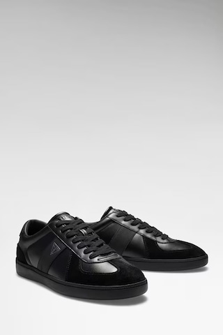 Guess Dravos Erkek Deri Karışımlı Sneaker Ayakkabı Fmfdraele12 Siyah