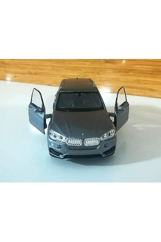Welly Bmw X5 1/36 Ölçek Füme Diecast Çek Bırak Metal Model Araba