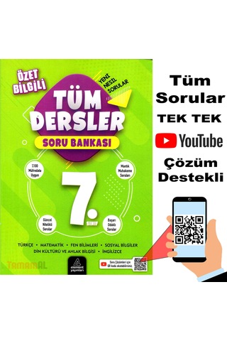 7.Sınıf Tüm Dersler Soru Bankası Özet Bilgili 4Element Yayınları
