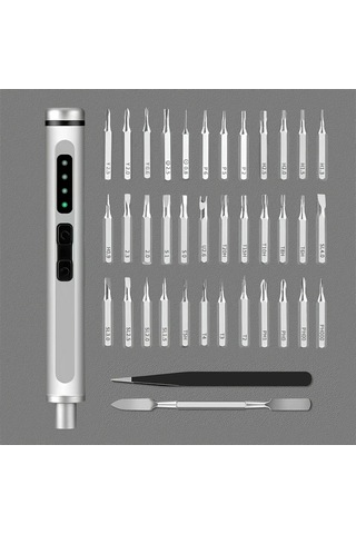 Honeybeeshop Precision Elektrikli Tornavida Seti Alüminyum Kutu Seti Cep Telefonu Onarım Çok Fonksiyonlu Kombinasyon Aracı Tatil Hediyesi