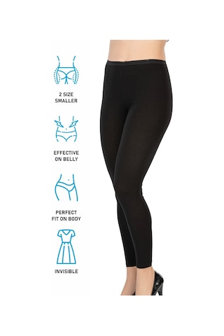 Siyah Mı Emay 1432 Modal Cotton Uzun Tayt SiYAH